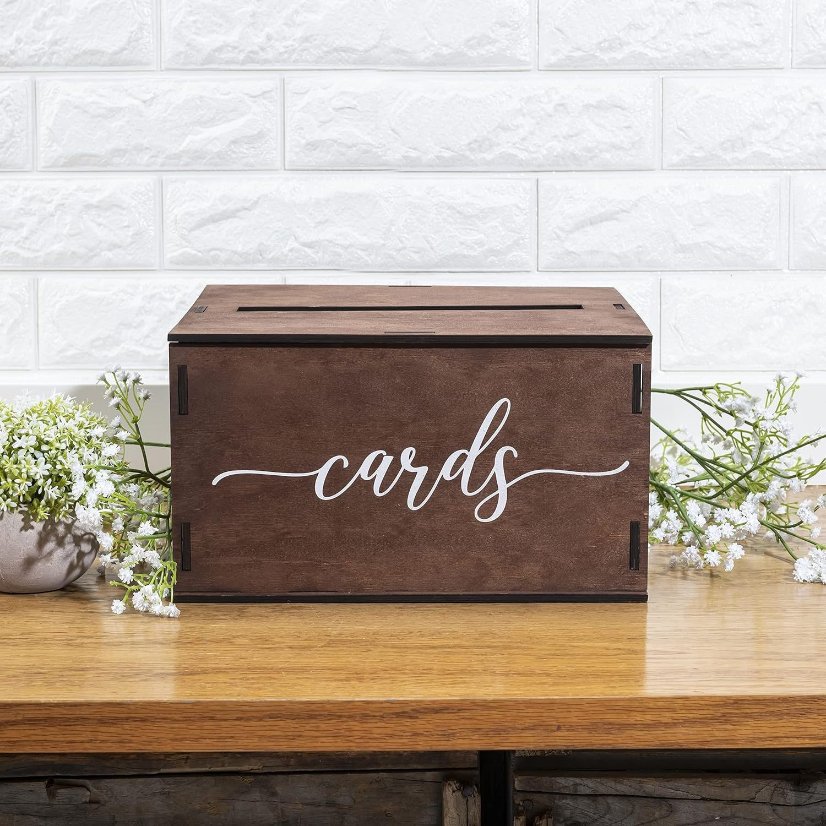 Wedding Sign-in Wooden wedding card box