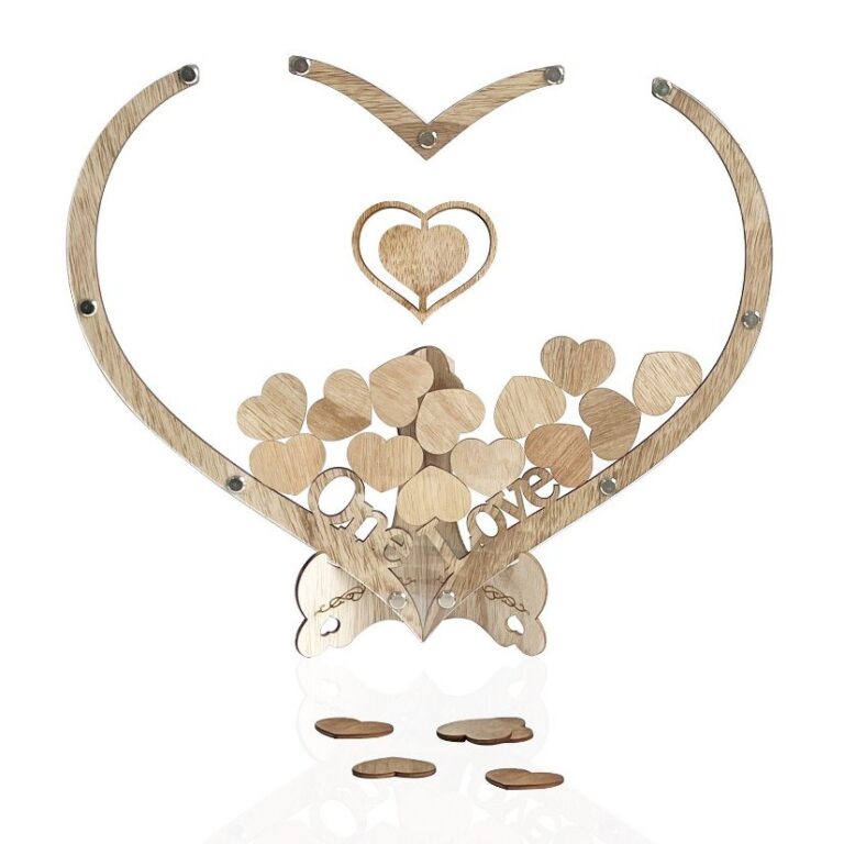 Wedding Sign-in Wedding Celebration Sign Supplies Sign-in Table Heart Shape