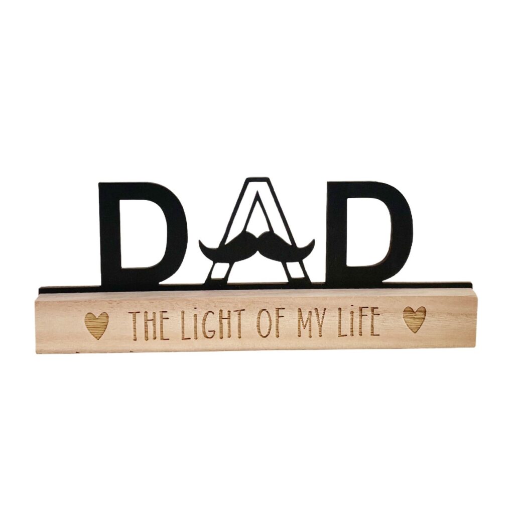 Holidays, gifts Father's Day Mother's Day Letter Wooden Ornament Creative Home Desktop Ornament