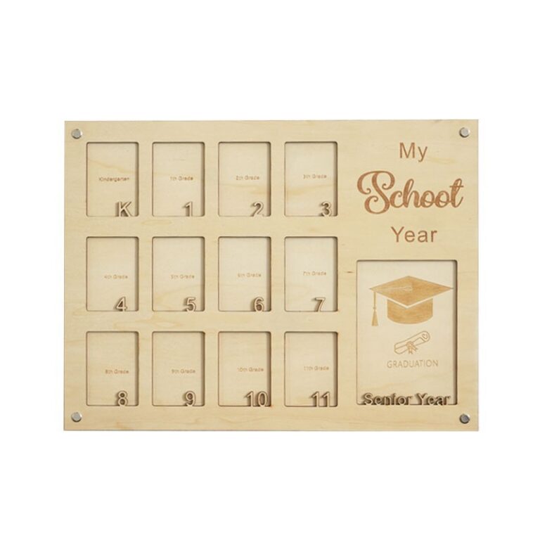 Back-to-School and Graduation Seasons Graduation Season Elementary to College School Year Photo Frame