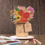 Holidays, gifts Mother's Day DIY Handmade Wooden Disc