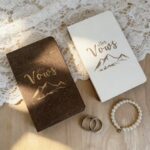 Wedding Supplies Wooden Wedding Vow Book His Her Vows Bride and Groom