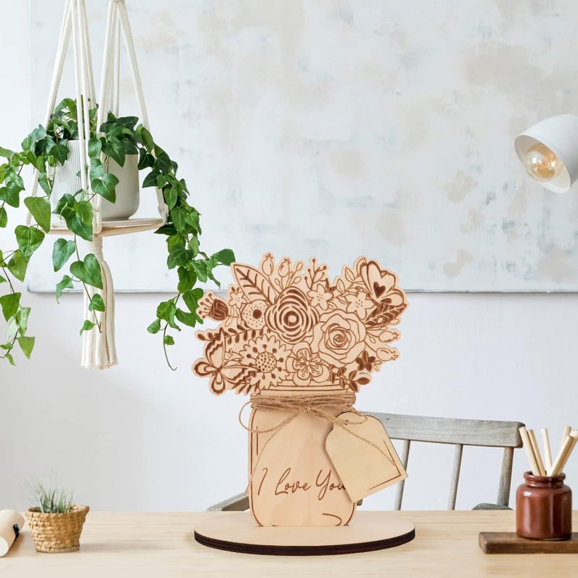 Holidays, gifts Mother's Day DIY Handmade Wooden Disc