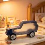 Holidays, gifts Solid Wood Car Shape Piggy Bank