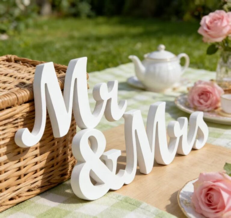 Wedding Supplies Mr & Mrs Uppercase English Letters Wedding Props