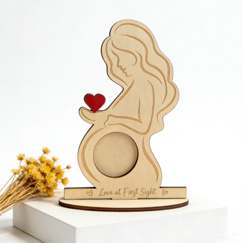 Infant Baptism Baby Infant Birth Commemorative Wooden Craft