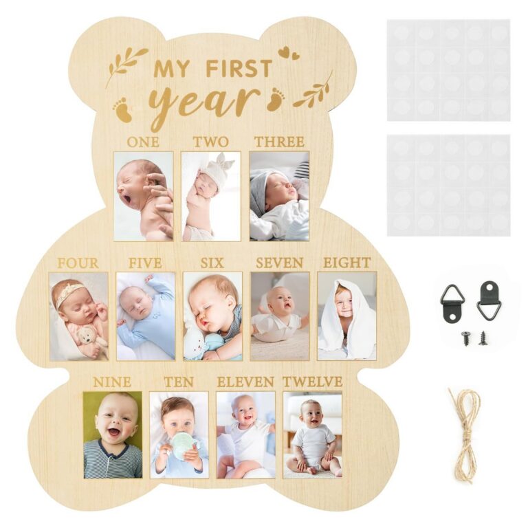 Infant Baptism Wooden Newborn Commemorative Photo Frame