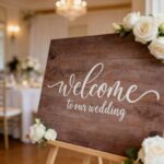 Wedding Supplies Vintage European Wedding Custom Welcome Wooden Sign