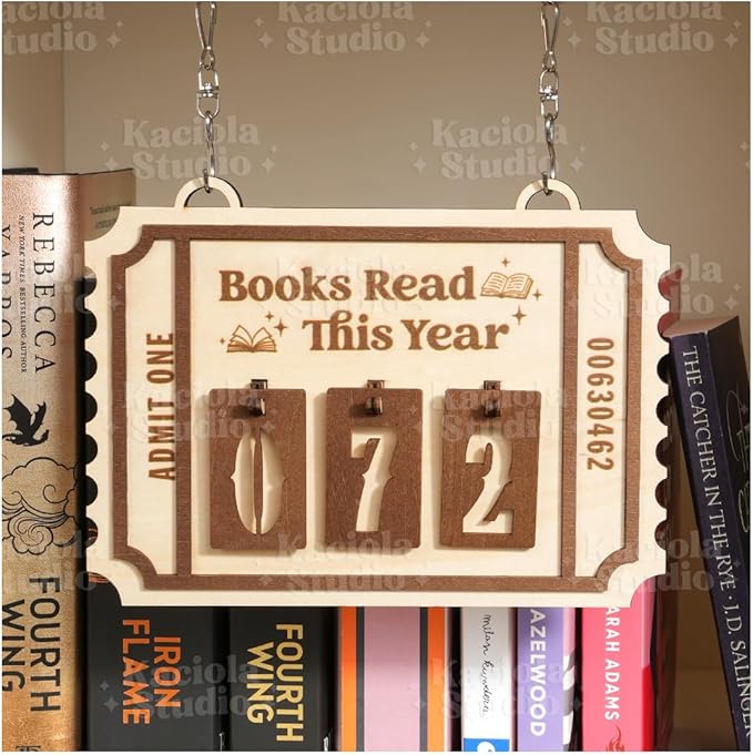 Holidays, gifts Hanging Bookshelf Counter Bookish Decor Hanging Reading Counter
