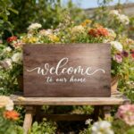 Wedding Supplies Vintage European Wedding Custom Welcome Wooden Sign